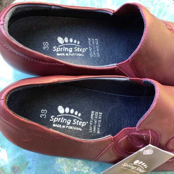 Spring Step (38) WOMEN’S Manila Clog Leather slip-on. Imported, NWT - Picture 6 of 8